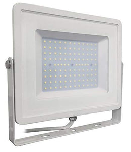 Proiettore Slim 100W, Chip LED Samsung Luce Naturale 4000K Bianco - Ilgrandebazar