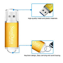 Carica l'immagine nel visualizzatore di Gallery, SunData Pendrive 64GB Chiavetta USB 3.0 archiviazione dati pen 64GB, Oro