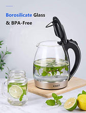 Carica l&#39;immagine nel visualizzatore di Gallery, Bollitore Acqua Elettrico, KIKET in Vetro con...