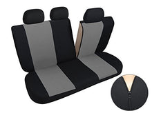 Carica l&#39;immagine nel visualizzatore di Gallery, Upgrade4cars Copri-sedili Auto Universale Grigio Nero Set Copri-Sedile... - Ilgrandebazar