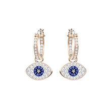 Carica l&#39;immagine nel visualizzatore di Gallery, Swarovski Cerchi Symbolic Evil Eye, Cristallo Multicolore, Placcati Nella... - Ilgrandebazar