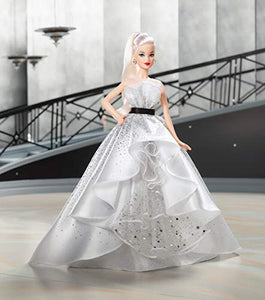 Barbie-60 Anniversario Vestito Bianco Bambola da Collezione per Bambini 6 +... - Ilgrandebazar