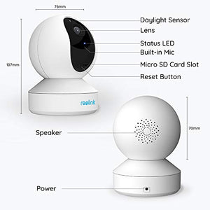 Reolink 4MP Telecamera Wi-Fi Interno con Pan&Tilt, Videocamera Sorveglianza...