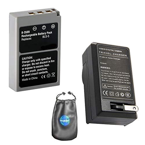 Amsahr s-bls5 digitale sostituzione batteria + caricatore da viaggio per...