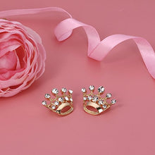 Carica l'immagine nel visualizzatore di Gallery, BESTOYARD 12 pezzi corona spilla pin moda diamante festa nuziale spettacolo...
