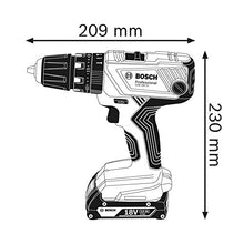 Carica l&#39;immagine nel visualizzatore di Gallery, Bosch Professional 06019H1105 GSB 18V-21 Trapano Avvitatore con percussione... - Ilgrandebazar