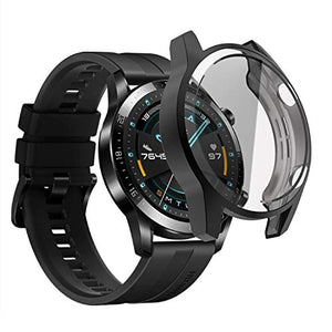 sciuU Cover Protettiva per Huawei GT 2 (46mm, Uscita * 1, A - Nero - Ilgrandebazar