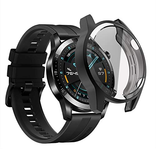 sciuU Cover Protettiva per Huawei GT 2 (46mm, Uscita * 1, A - Nero - Ilgrandebazar