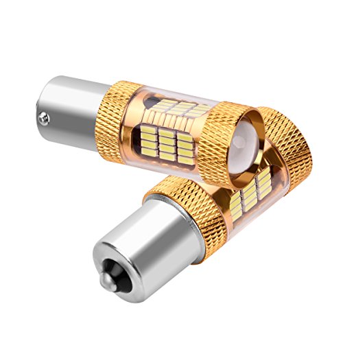 SanGlory 2 x Lampadine LED Auto Canbus P21W 1156 BA15S 54-SMD 4014 Ultra...