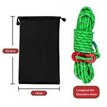 Carica l'immagine nel visualizzatore di Gallery, BHGWR Riflettenti Corde per Tende 8 Pezzi, Leggero Linee Guida Le Tende...