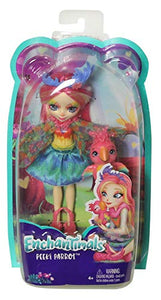 Enchantimals- Bambola Peeki Il Pappagallo con Amico Cucciolo, Multicolor - Ilgrandebazar