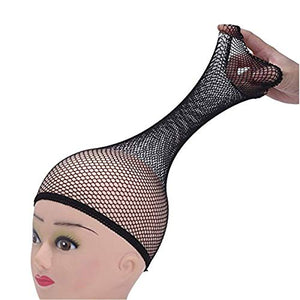 PrettyDate, cuffie elastiche per parrucca, in nylon, beige naturale e a rete... - Ilgrandebazar
