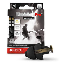 Carica l&#39;immagine nel visualizzatore di Gallery, Alpine MusicSafe Pro tappi per le orecchie i musicisti protezione Black - Ilgrandebazar