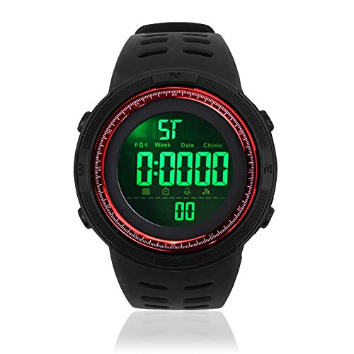Orologio sportivo digitale da uomo, impermeabile, militare