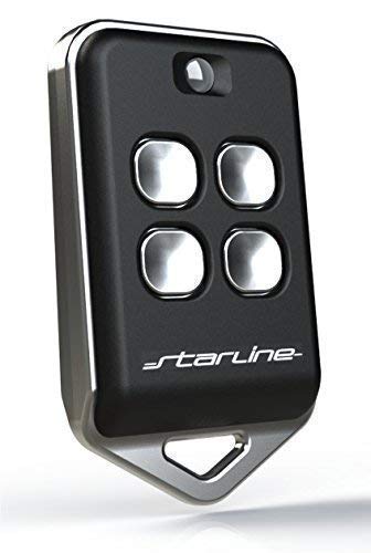 STARLINE RADIOCOMANDO Universale Twin AU4T 433 MHz (433.92) codice Fisso Nero
