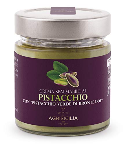 Agrisicilia Crema Spalmabile al Pistacchio con Verde di Bronte...
