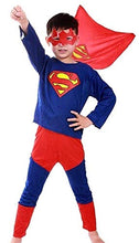 Carica l&#39;immagine nel visualizzatore di Gallery, Costume Super eroe - Travestimento - Carnevale - Taglia S - 3-4 anni, Blu - Ilgrandebazar