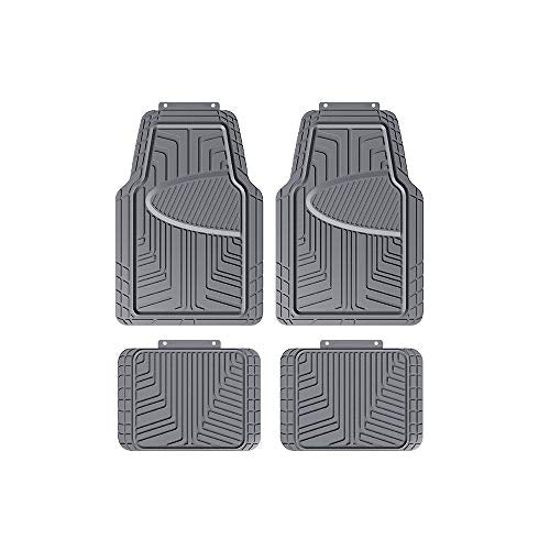 AmazonBasics - Set da 4 tappetini in gomma per auto, SUV, camion, Grigio - Ilgrandebazar
