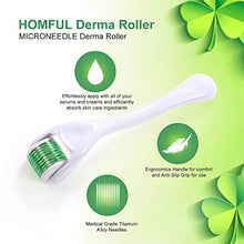 Carica l&#39;immagine nel visualizzatore di Gallery, Homful Titanio Micro-ago Derma Roller 0.5mm 540-aghi Trattamento verde - Ilgrandebazar