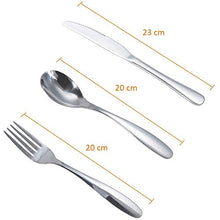 Carica l&#39;immagine nel visualizzatore di Gallery, Lictin Set Posate monoblocco in Acciaio Inossidabile da Beige