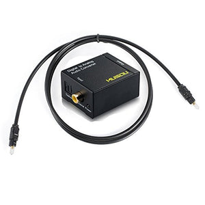 Musou Audio DAC Convertitore Digitale Analogico, Ottico o Coassiale Toslink...