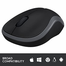Carica l&#39;immagine nel visualizzatore di Gallery, Logitech M185 Mouse Wireless, 2,4 GHz con Mini Ricevitore USB, Durata Batteria di 12 Mesi, Tracciamento Ottico 1000 DPI, Ambidestro, Compatibile con PC, Mac, Laptop - Grigio