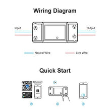 Carica l&#39;immagine nel visualizzatore di Gallery, Sonoff BASICR2- Interruttore WiFi Wireless intelligente per Smart BASICR2