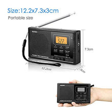 Carica l&#39;immagine nel visualizzatore di Gallery, Radio Portatile Digitale Mini FM AM Tascabile Radiolina DSP R-05