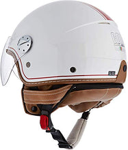 Carica l&#39;immagine nel visualizzatore di Gallery, CGM 109V Santa Monica Casco demi jet, Bianco, M M (57cm), Bianco bordeaux