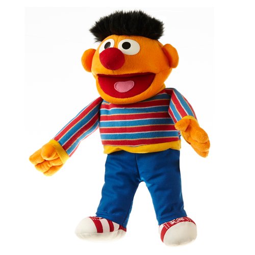 Burattini Viventi Marionetta Ernie dalla Sesamstrasse 28 cm - Ilgrandebazar