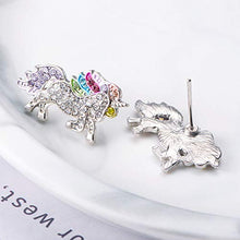 Carica l&#39;immagine nel visualizzatore di Gallery, INTVN Collana con Ciondolo Braccialetti Unicorno Orecchini ad anello... - Ilgrandebazar