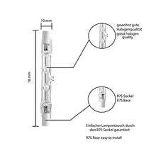 Carica l&#39;immagine nel visualizzatore di Gallery, NuLoXx R7S Alogeno - Set da 5, R7s 80.00W 240.00V [Classe di efficienza... - Ilgrandebazar
