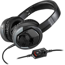 Carica l&#39;immagine nel visualizzatore di Gallery, MSI Immerse GH30 V2 cuffia gaming con logo serigrafato nero, controller...