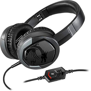 MSI Immerse GH30 V2 cuffia gaming con logo serigrafato nero, controller...