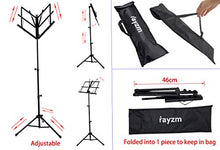 Carica l&#39;immagine nel visualizzatore di Gallery, Rayzm leggio robusto portatile e pieghevole in metallo con borsa da... - Ilgrandebazar