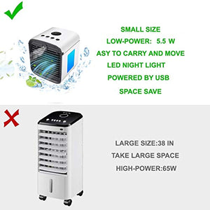 Mini Condizionatore Portatile, Air Cooler Raffrescatore Evaporativo Aria...