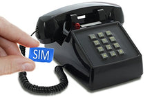 Carica l'immagine nel visualizzatore di Gallery, Opis PushMeFon mobile - Telefono vintage PushMeFon, PMF nero - Ilgrandebazar
