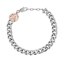 Carica l&#39;immagine nel visualizzatore di Gallery, Bracciale da uomo, Collezione Maserati Jewels, in acciaio con dettaglio in... - Ilgrandebazar