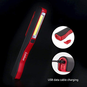 Linkax Lampada da lavoro Ricaricabile Lampade di ispezione Torcia LED COB... - Ilgrandebazar