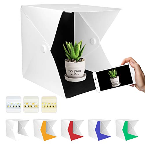 Yorbay Mini Studio Fotografico Pieghevole Portatile, 10 40 x 40 x 40 cm