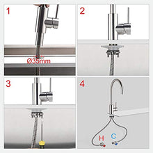 Carica l'immagine nel visualizzatore di Gallery, GRIFEMA G4008-1 Irismart, Rubinetto da Cucina, Miscelatore Con Doccia