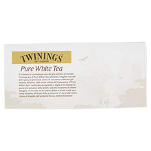 Carica l&#39;immagine nel visualizzatore di Gallery, Twinings Pure White Tea 25 Filtri