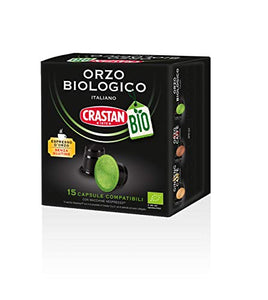 Crastan Capsule Orzo Biologico Compatibili Nespresso - Confezioni da 6 x 15... - Ilgrandebazar