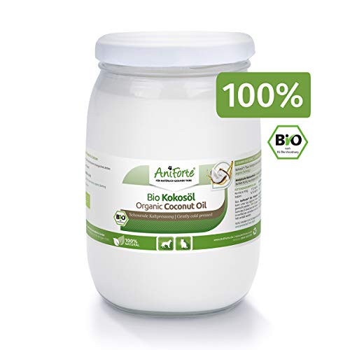 AniForte Olio di Cocco Biologico per Cani e Gatti 1 litro - Prima spremitura...