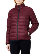 Carica l'immagine nel visualizzatore di Gallery, Marchio Amazon - MERAKI Giacca Imbottita a Collo Alto XXL, Rosso (Burgundy) - Ilgrandebazar