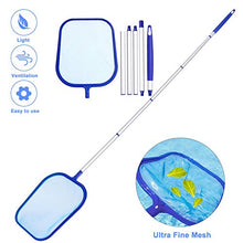 Carica l&#39;immagine nel visualizzatore di Gallery, Gafild Retina Raccogli Foglie per Piscina con Manico Alluminio Lunga,[2020...