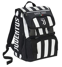 Carica l&#39;immagine nel visualizzatore di Gallery, Zaino Estensibile Big Juventus Coaches, 28 Lt, Bianco/Nero, 41 cm