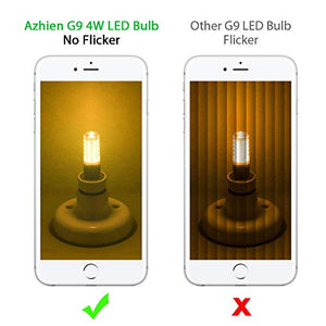 Lampade LED G9 4W, Azhien Bianche Not Dimmerabile 2700k