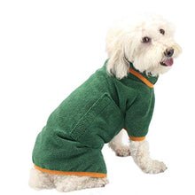 Carica l'immagine nel visualizzatore di Gallery, PETTOM Accappatoio Cane Gatto Morbida Abbigliamento S, Accappatoio-Verde