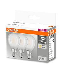 Carica l&#39;immagine nel visualizzatore di Gallery, Osram BASE CLAS P Lampada LED E14, 4.5 W, Luce calda, 3 Lamp [Classe di... - Ilgrandebazar